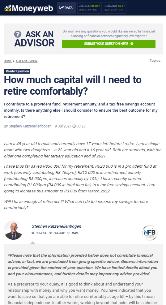How much do I need to retire? 